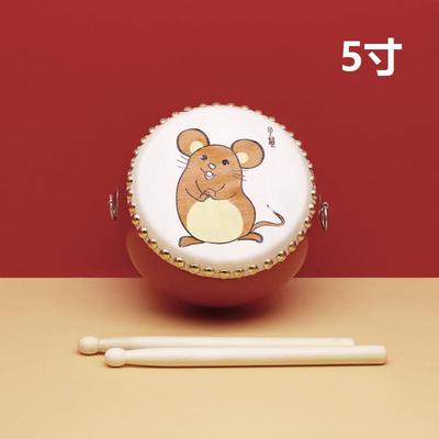 正品羊打皮堂鼓肖牛皮鼓儿尔童玩具鼓生小鼓腰鼓铜鼓幼儿园奥夫击