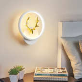 LED北欧客厅餐厅卧室床头墙灯玄关过道楼梯间阳台壁灯美容院灯具