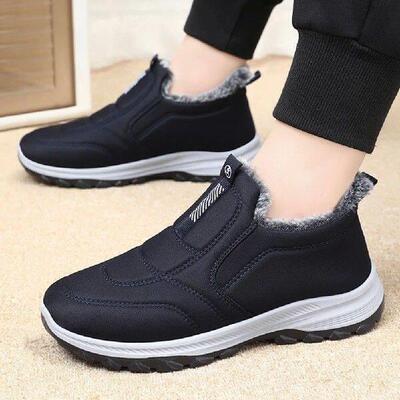 Warm Walking Shoes Non-slip Thermal Ankle Boots Comfortable