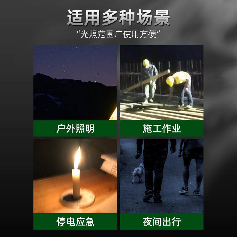 依朗迪LD-2881强光远程探照灯50W防水户外超亮LED手电筒带接口
