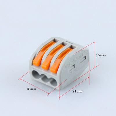 只-端子接头212接线电工pct邮快速线硬并线100电线包家用连接器