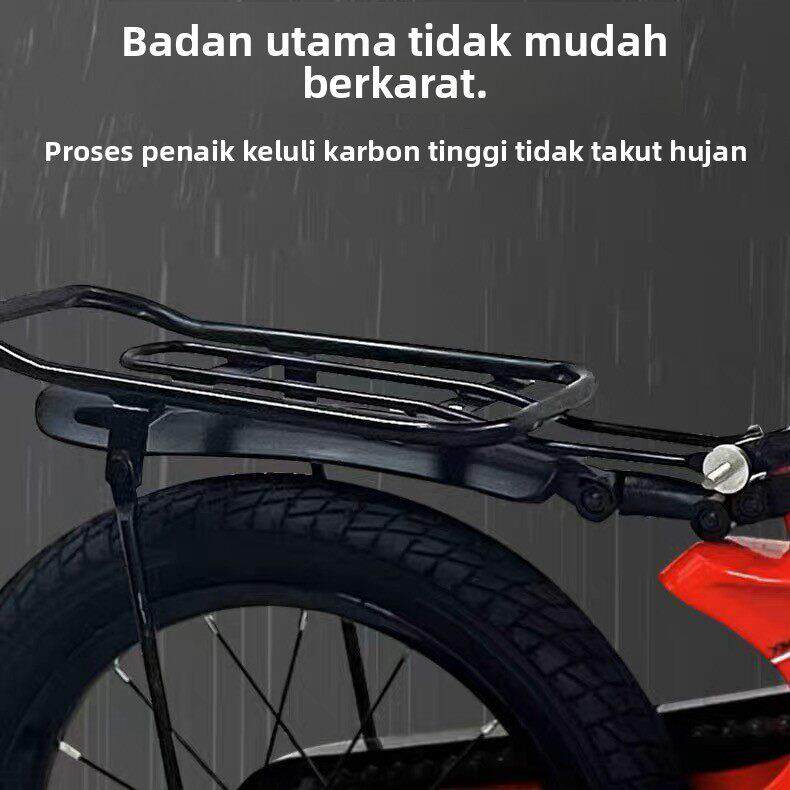 自行车小孩可载人后座架车尾架单车后架12/14/16/18/20寸单车配件