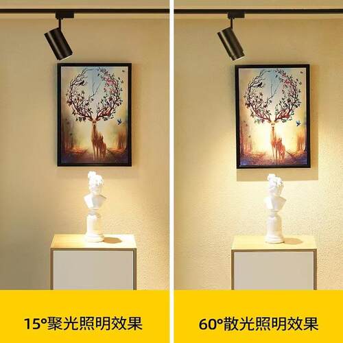 led斗胆灯双头单头双眼射灯筒灯黑色方形格栅嵌入式豆胆灯家用