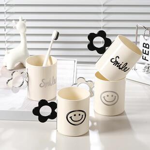 High-Quality, Aesthetic Toothbrush Cup for Women - Thickened