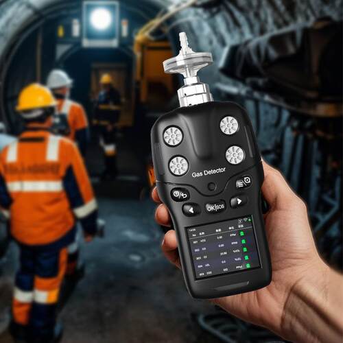 泵吸式EX/O2/CO/H2S四合一气体检测仪VOC/TVOC/PID气体探测器