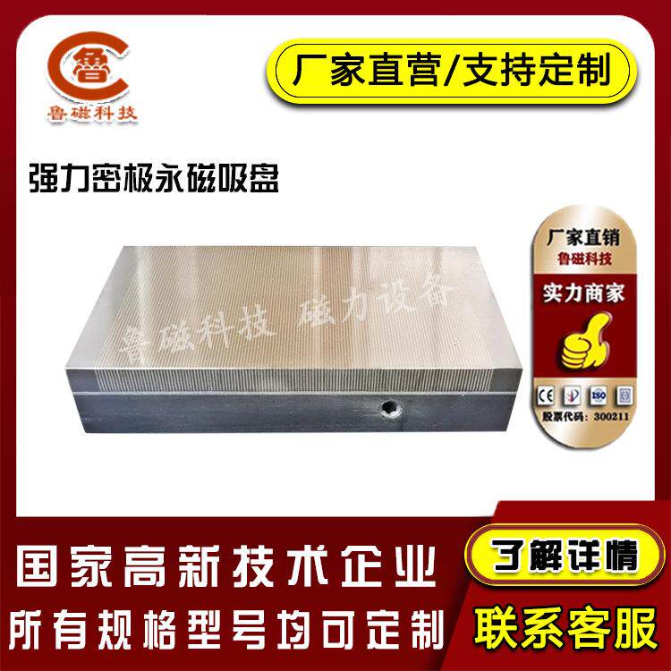 矩形密极永磁吸盘 XM91火花机划线永磁吸盘 手动永磁吸盘