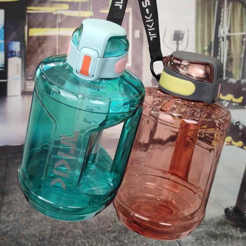 女TKK大量运动水壶运户CVI外容健身运动男学生动水壶便携塑料吨吨