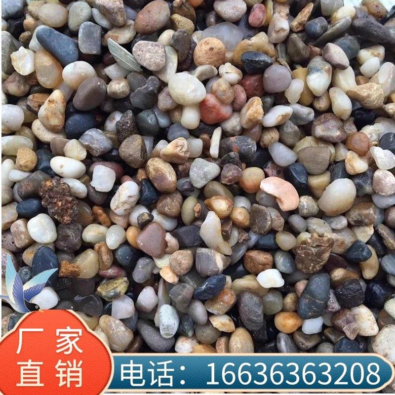 陕西鹅卵石豆石过滤鱼缸造景小石子溪流石子铺路地暖回填找平专用