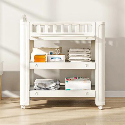 babyviva婴儿尿布台 宝宝护理台多功能抚触台可移动新生儿洗澡台