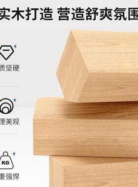 实木书架置物厅架落地客电生视易柜旁多层展UXD示架靠墙学家用简