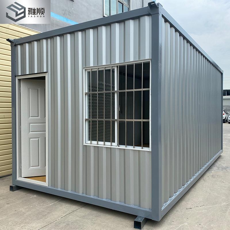 新款直销隔热岩棉集装箱房屋防火活动房焊接工地住人移动集装箱房