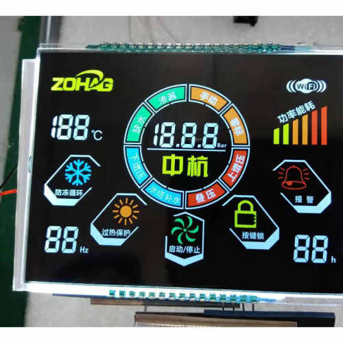 智能温控器显示屏 LCD液晶定时仪家用遥控液晶屏数显温控器显示屏