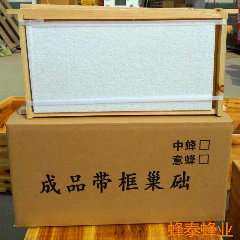 中蜂养蜂用品蜂箱巢框优良杉木巢框上好铁丝标准半成品巢框10/箱