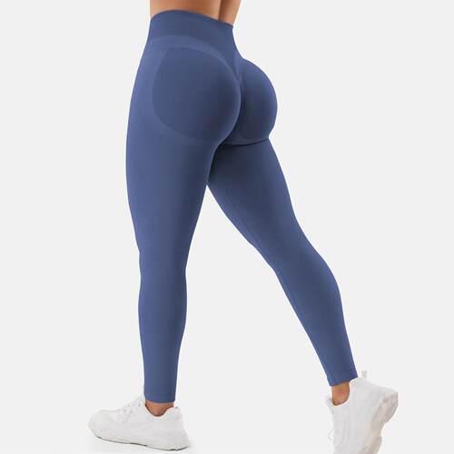 High waisted seamless plus size yoga suit, hip fitness