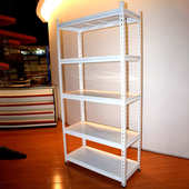 黑色厂货架葫芦孔仓库角钢储角钢物家外货架家用仓储货架轻型超市