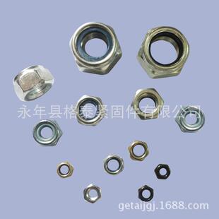 厂家供应GB6182 2型非金属嵌件六角锁紧螺母 尼龙锁紧螺母