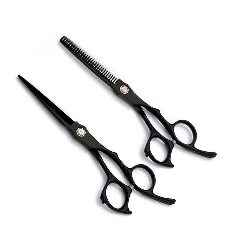 直销理发剪刀 6寸黑色平剪牙剪打薄剪 专业美发剪刀工具套装 批发,居家日用,美发刀剪,淘宝优惠券,粉丝福利购,淘宝优惠卷
