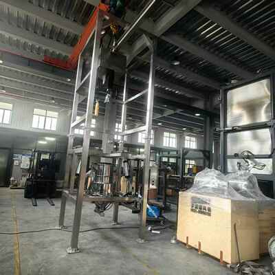 气囊站带粉无夹尘吨包投IZE料化工体料颗粒卸料站吨袋输送出装卸