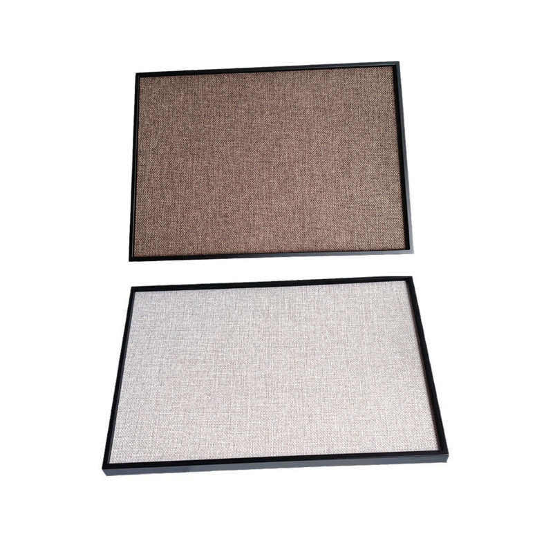 供应不锈钢黑色托盘配麻布内里软装样板房饰品托盘首饰收纳托盘,商业/办公家具,kt板/广告板/发泡板,淘宝优惠券,粉丝福利购,淘宝优惠卷