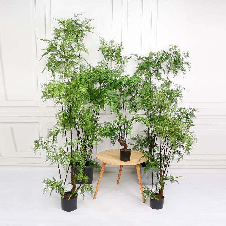 高档仿真蕨草植物盆景客厅大型仿真蕨树盆栽装饰假树摄影道具