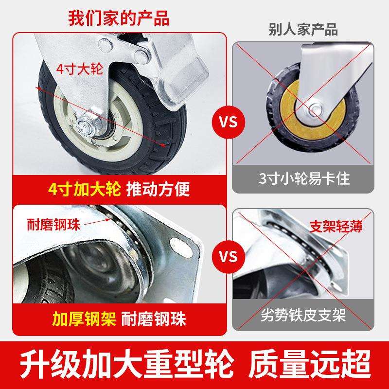 夜市摆摊小推车可折叠桌冰粉专用网红流动手推烤肠小吃地摊架移动