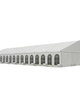 户外展览展会商业活动篷房白色工业仓储物流大棚婚庆铝合金蓬房