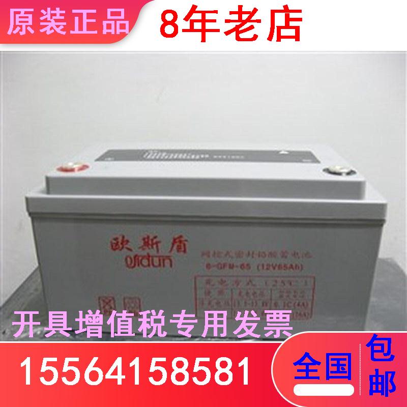 欧斯盾蓄电池6-GFM-65/12V65AH铅酸免维护机房UPS电力EPS应急系统