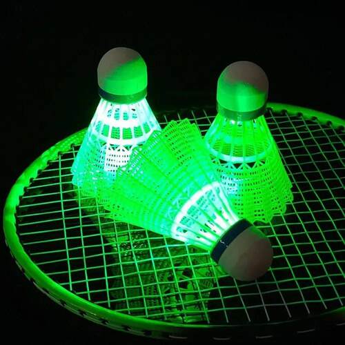 Light-up LED Badminton Lighting Balls Glowing Luminous Badmi