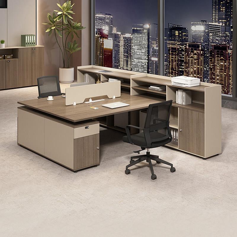财务室办公桌椅组合简约现代办公室桌子员工桌职员办公桌双人工位