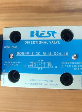 BEST原装BDG4V-3-6C 3C 2C-M-U-D24-10液压阀 换向阀 电磁阀