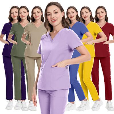 Split set nurse uniform, protective work uniform,