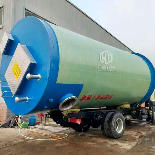 污水提升泵站一体化预制泵站玻璃钢复合材质使用寿命长