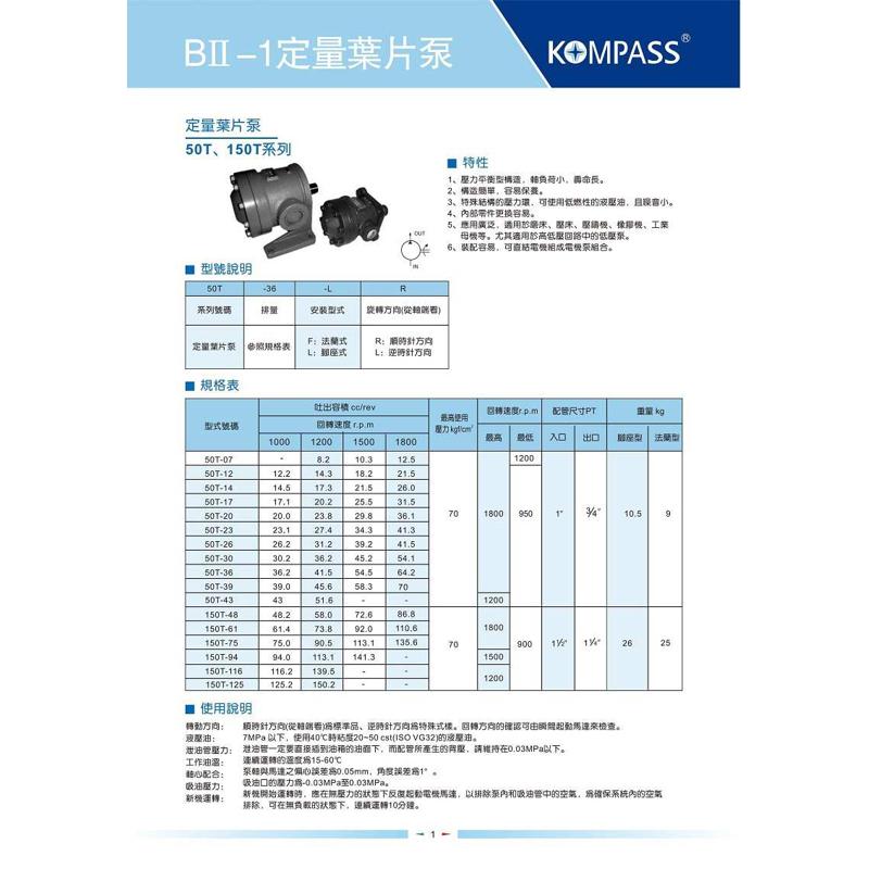 frfr 26fr-百世50t-fr50t20-17 泵--50t2350t-叶片 kompass康--