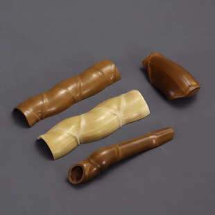 纯手工打磨罗汉竹茶则赏茶荷茶勺竹臂搁竹茶具套装 茶道六君子配件