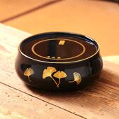 陶人斋莺歌银杏纹黑晶炉煮茶器家用小电炉铁壶银壶烧水炉电热泡茶