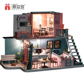 创意礼物diy小屋 手工网红店房子 模型拼装玩具创意生日礼物女