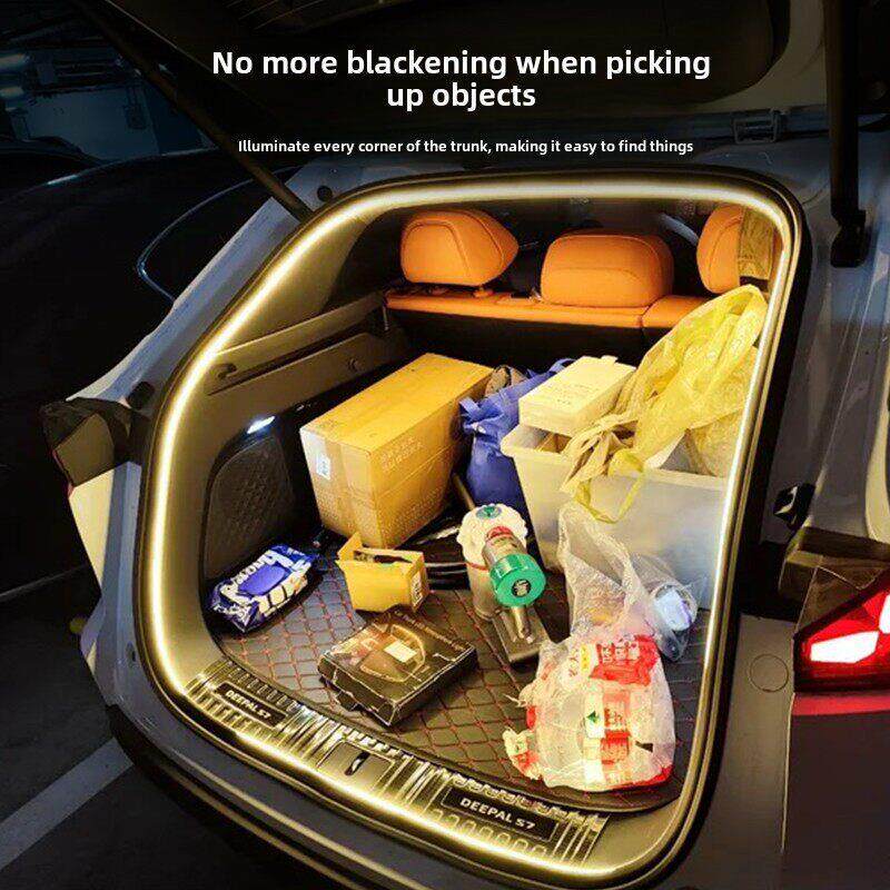 标致5008/4008后备箱灯条2008/3008/408x改装饰配件尾门氛围灯带