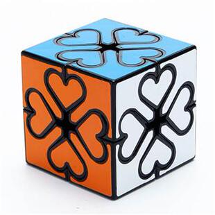 蓝蓝齿轮心魔魔方Valentine Cube魔方转动顺滑员挑战思维 Gear