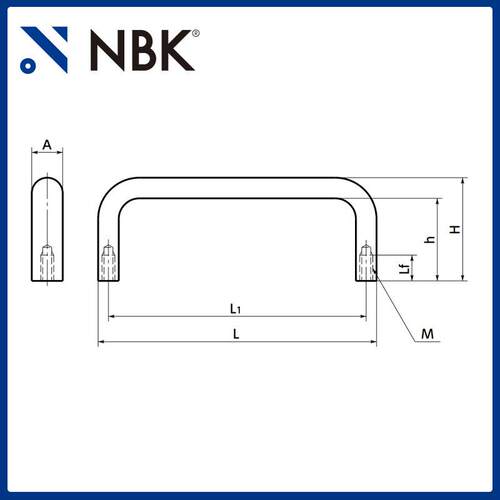 NBK UJF 铝制拉手把手 机床附件通用配件 机械零部件厂家直供