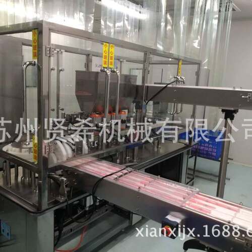 四头自动凝胶灌装机，美容凝胶，妇科凝胶灌装生产线，灌装机