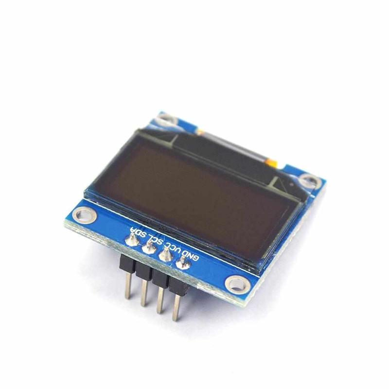 0.96寸OLED显示屏/液晶屏 屏幕开发板 黄蓝双色 12864屏 IIC接口