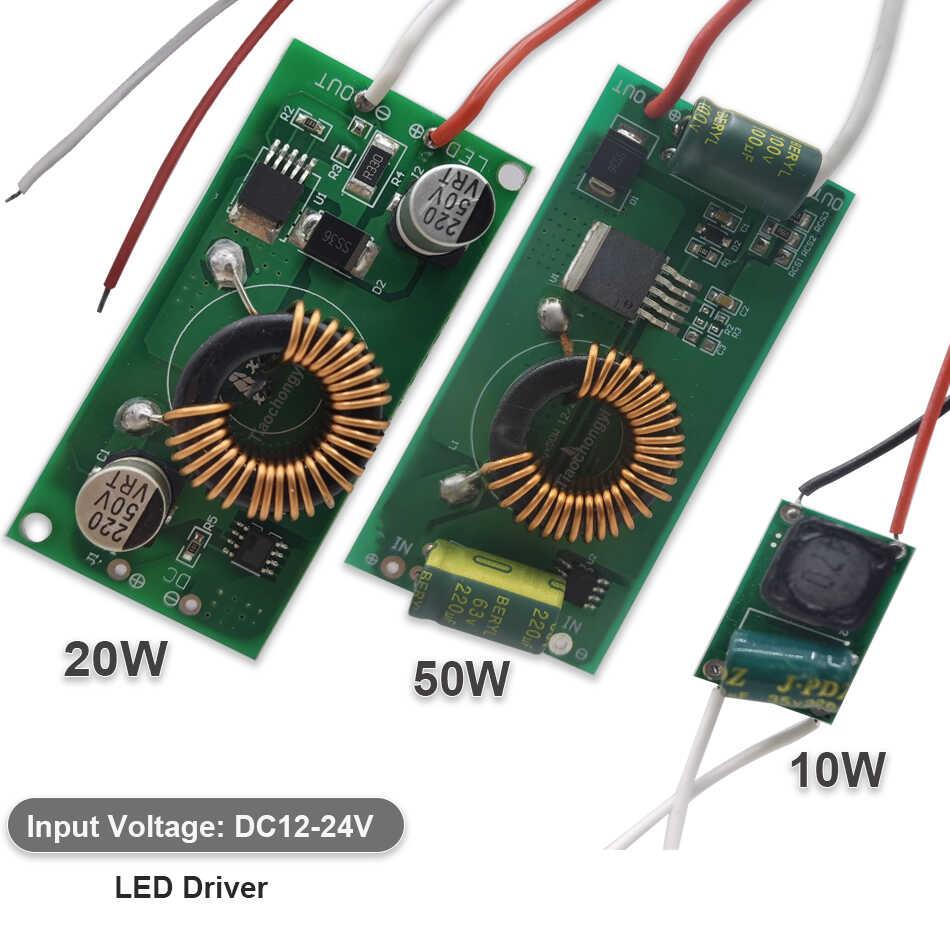 DC12V-24V大功率10W20W30W50W恒流LED驱动器模块电源变压板镇流器