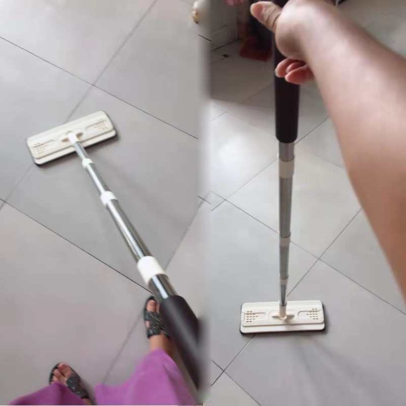 刮刮乐拖把免手洗一拖净家用懒人平板拖布杆子墩布头拖地原装配件