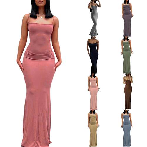 Women's solid color adjustable shoulder strap suspender