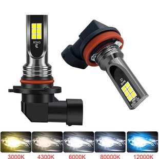 9005 车灯 前照灯12灯 3030 led防雾灯 9006 H11 12SMD