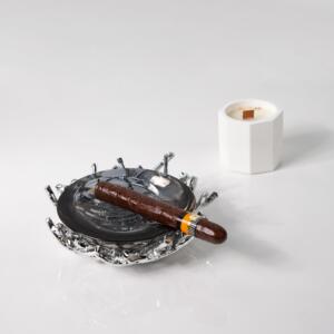 室现代极简鸟窝烟灰缸件摆件GT-G012茶书房桌面家居饰品摆样装板