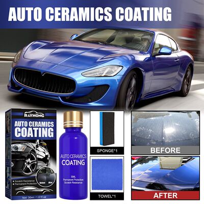 Rayhong Car Coating Liquid - Cleans, Removes Stains, Waterpr