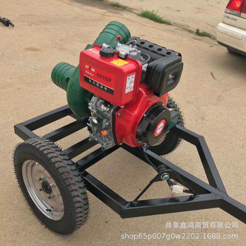 178柴油电启动离心泵 柴油推车式6寸离心泵 汽油5寸抽水泵图片