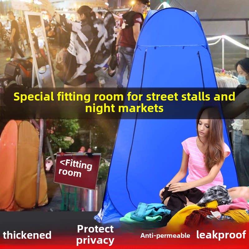 活动试衣间户外临时简易夜市街摊挡风玻璃工艺品服装店商场折叠围