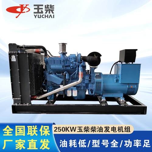250KW柴油发电机 全铜无刷发电机YC6MK420L-D20柴油发动机